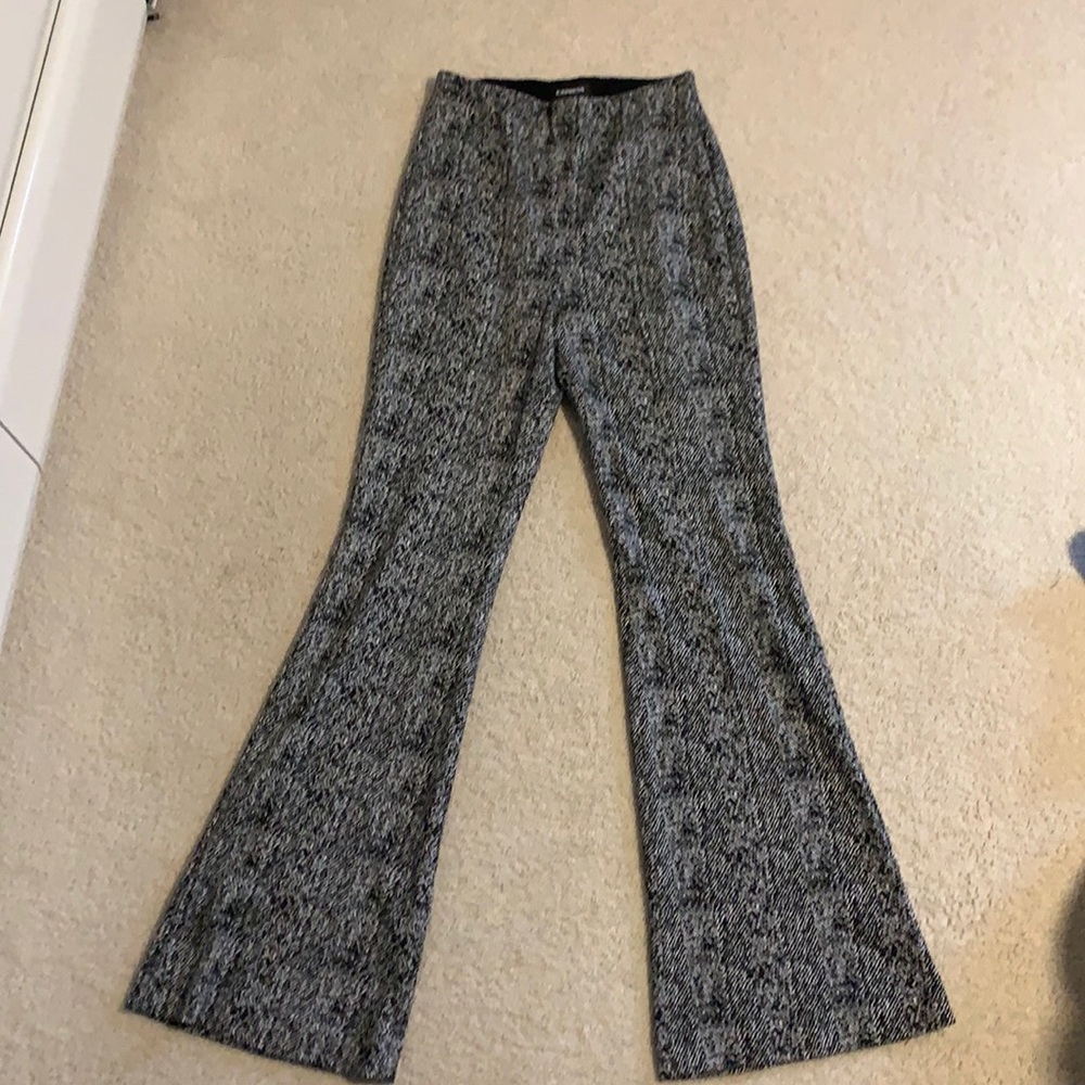 High rise flare pants